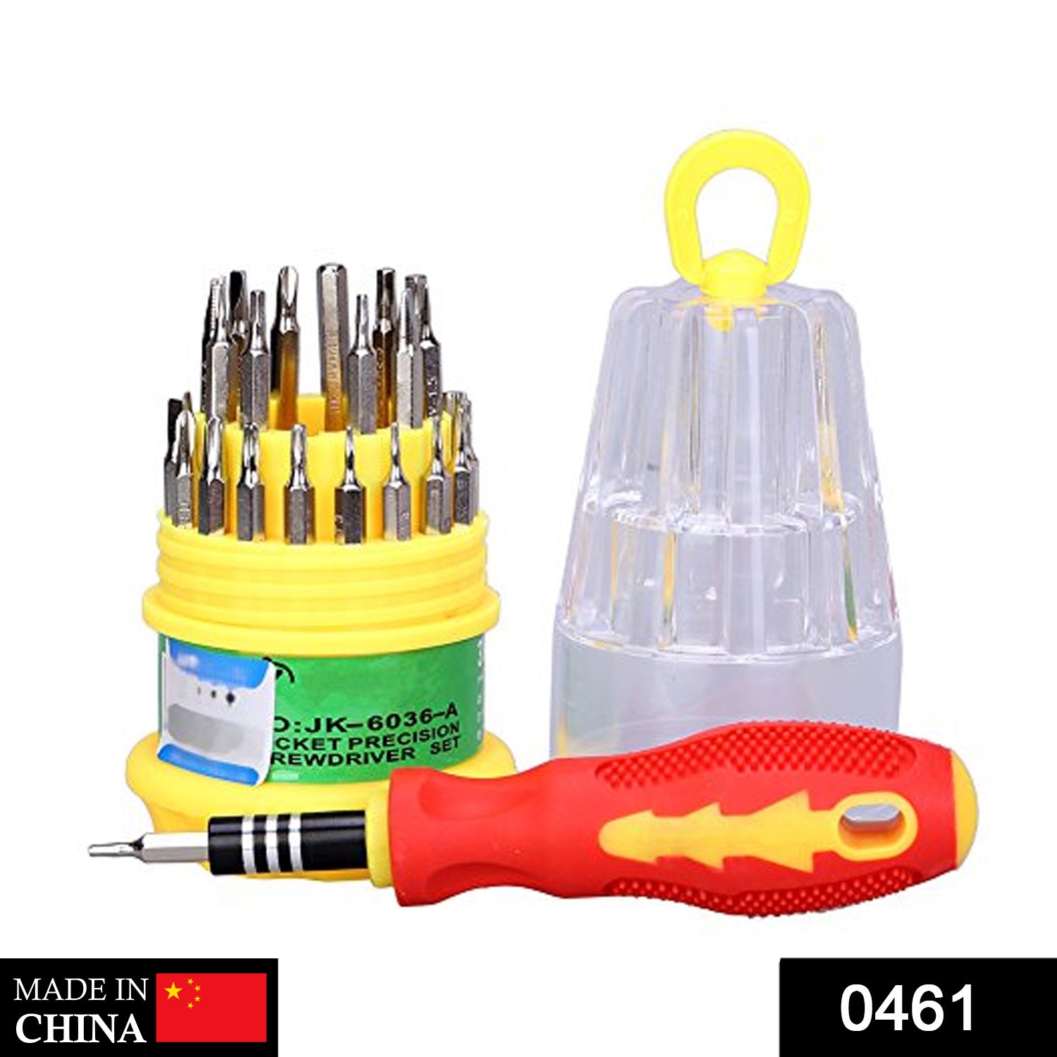 Magnetic screwdriver set with multiple tools. Magnetic screwdriver set with multiple tools.